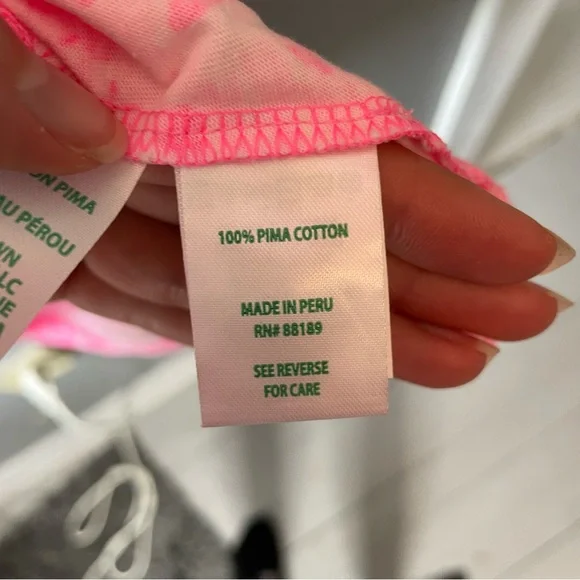Lilly Pulitzer Cody T-shirt Dress in Pink Shandy xs - Picture 7 of 12
